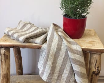 Rustic Linen towel, Tea towel, Rustic Tea towel, Rough Towel, Linen Kitchen Towel, Towel for Dishes, Kitchen Towel, Antique Towel Style