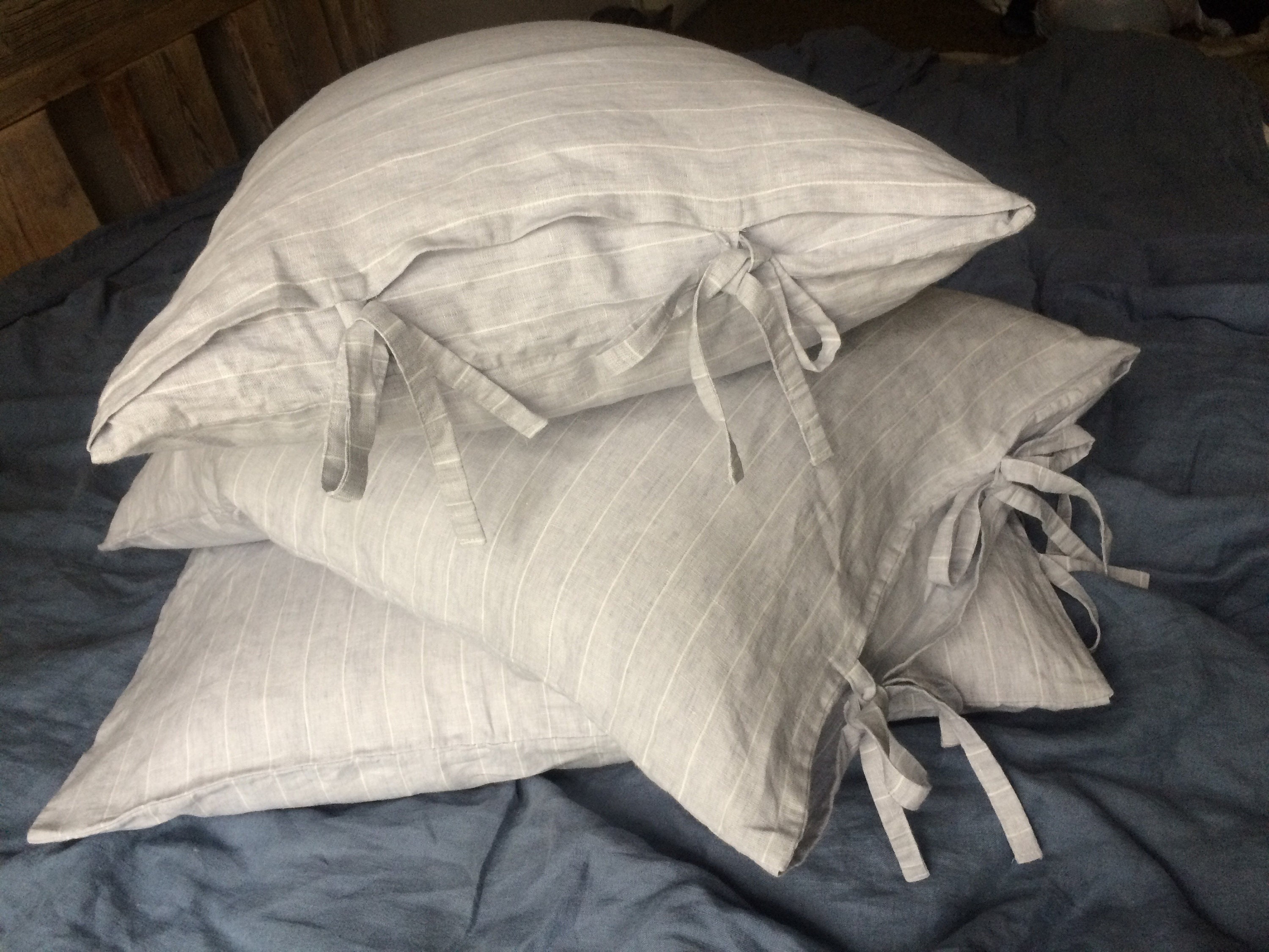 Pillow case, Pillow Sham, Linen Bedding, Pillow Cover, Standard, Queen