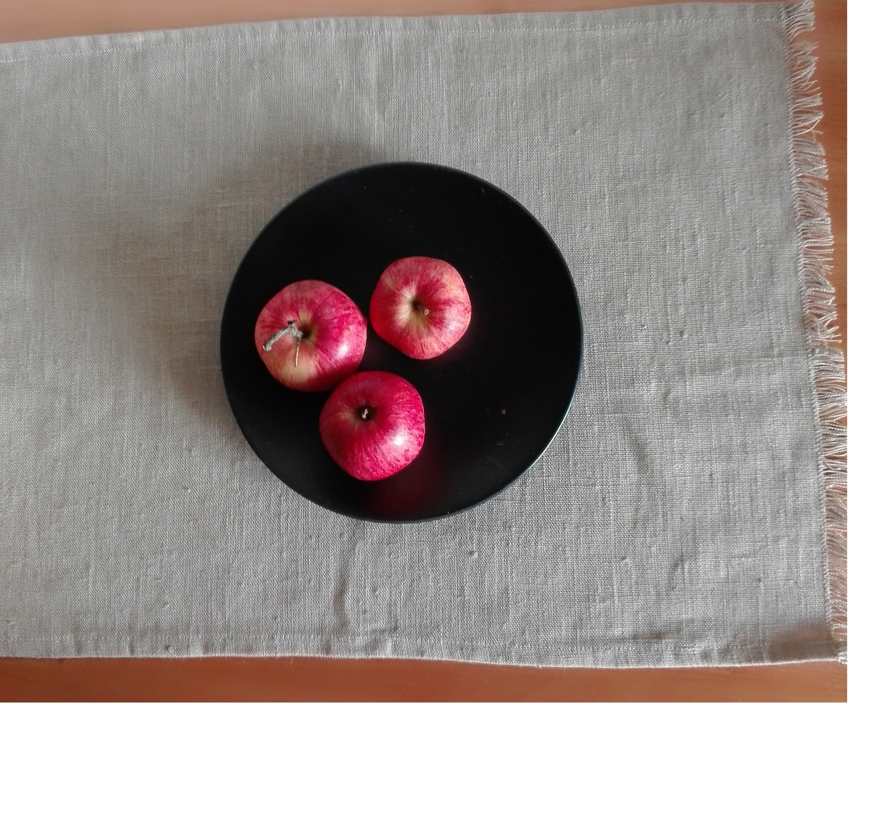 Set of 6 Placemats, Set of Beige Color Placemats, ,Holiday Placemat Set