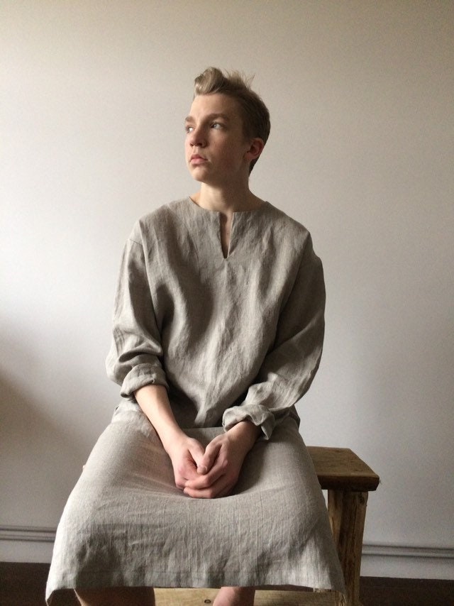 linen caftan