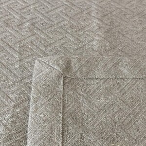 Gray linen tablecloth Linen tablecloth Square tablecloth Rectangle tablecloth Natural linen tablecloth image 5