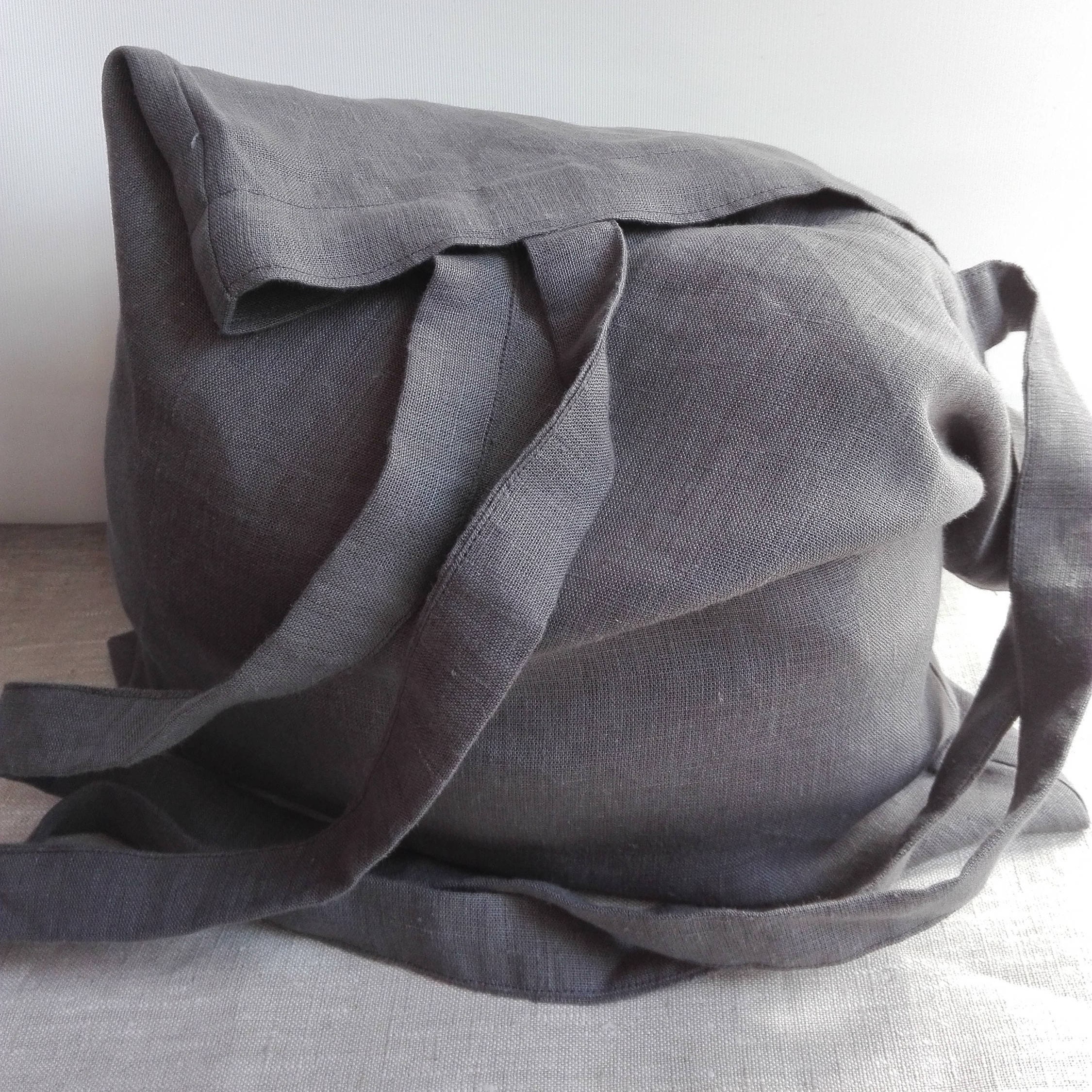 Linen Tote Bag, Linen Shopping Bag, Linen Market Bag, Linen Beach Bag, Shoulder Bag, Tote Bag