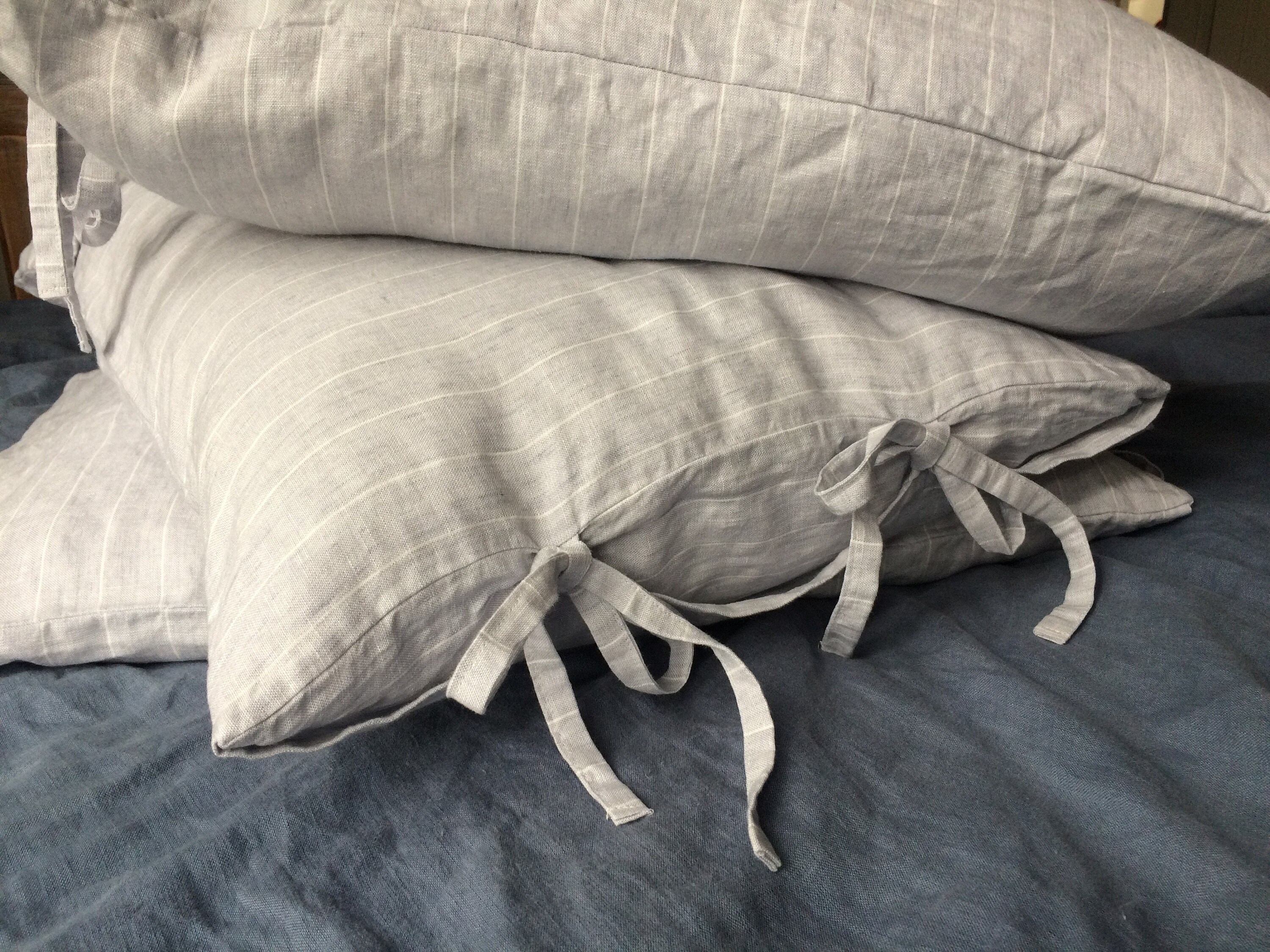 Pillow case, Pillow Sham, Linen Bedding, Pillow Cover, Standard, Queen