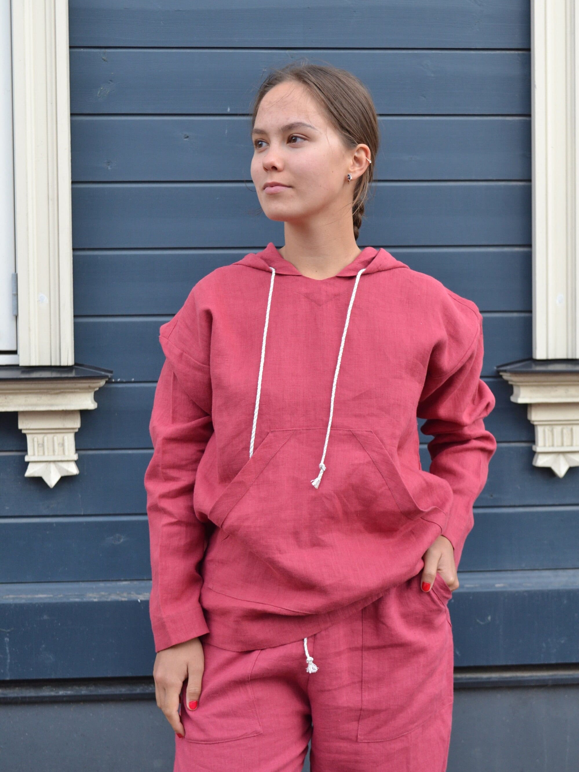 Pink sweatshirt and clearance sweatpants