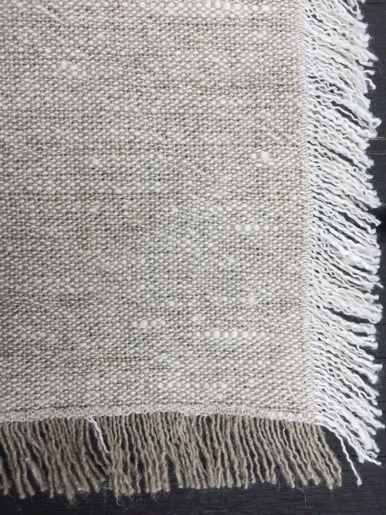 Gray Placemat Set Rustic Linen Placemats Handmade Fabric Etsy