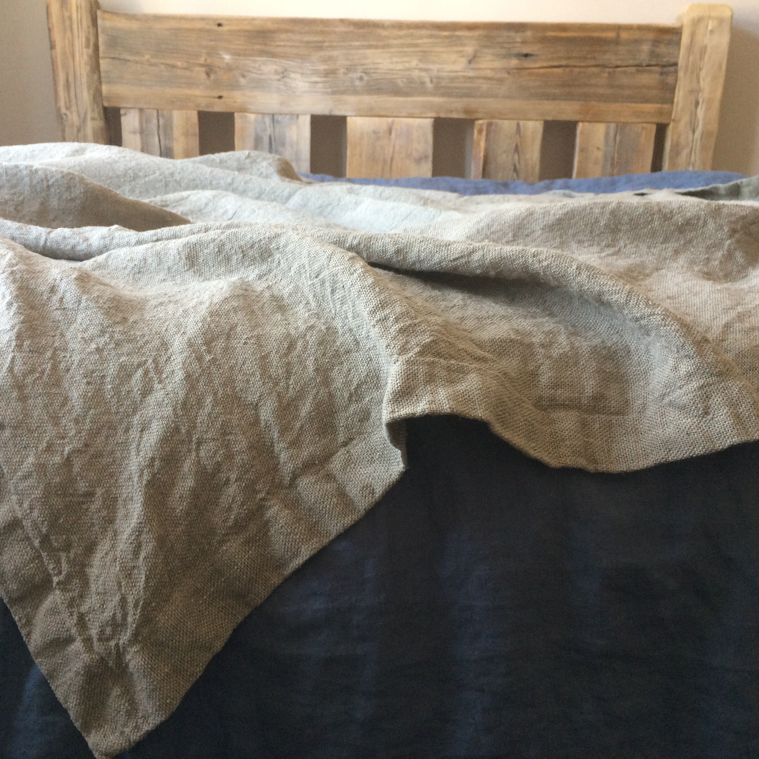 Rustic Blanket Washable Blanket Linen Blanket Throw Etsy