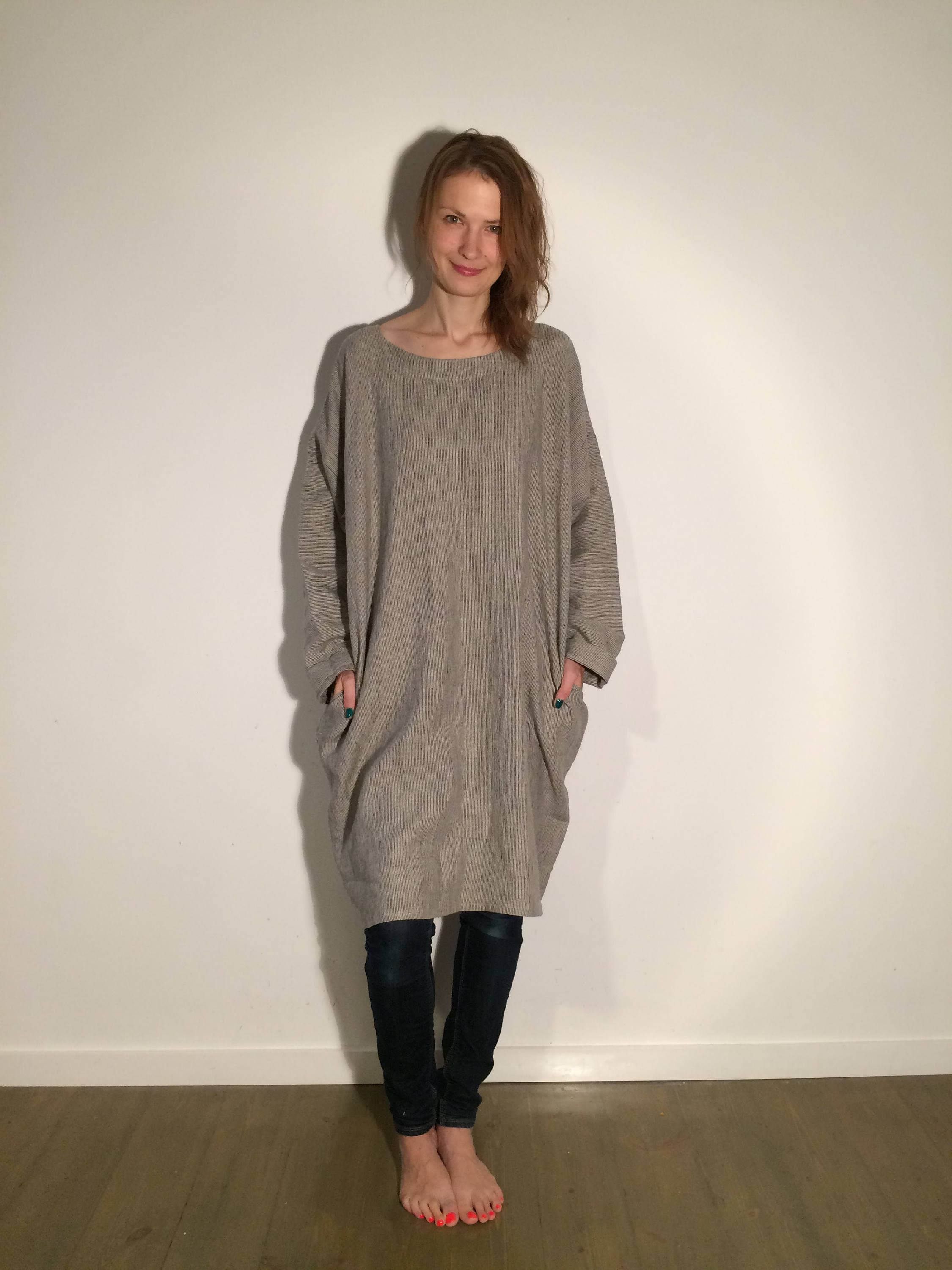 full sleeve tunic dress