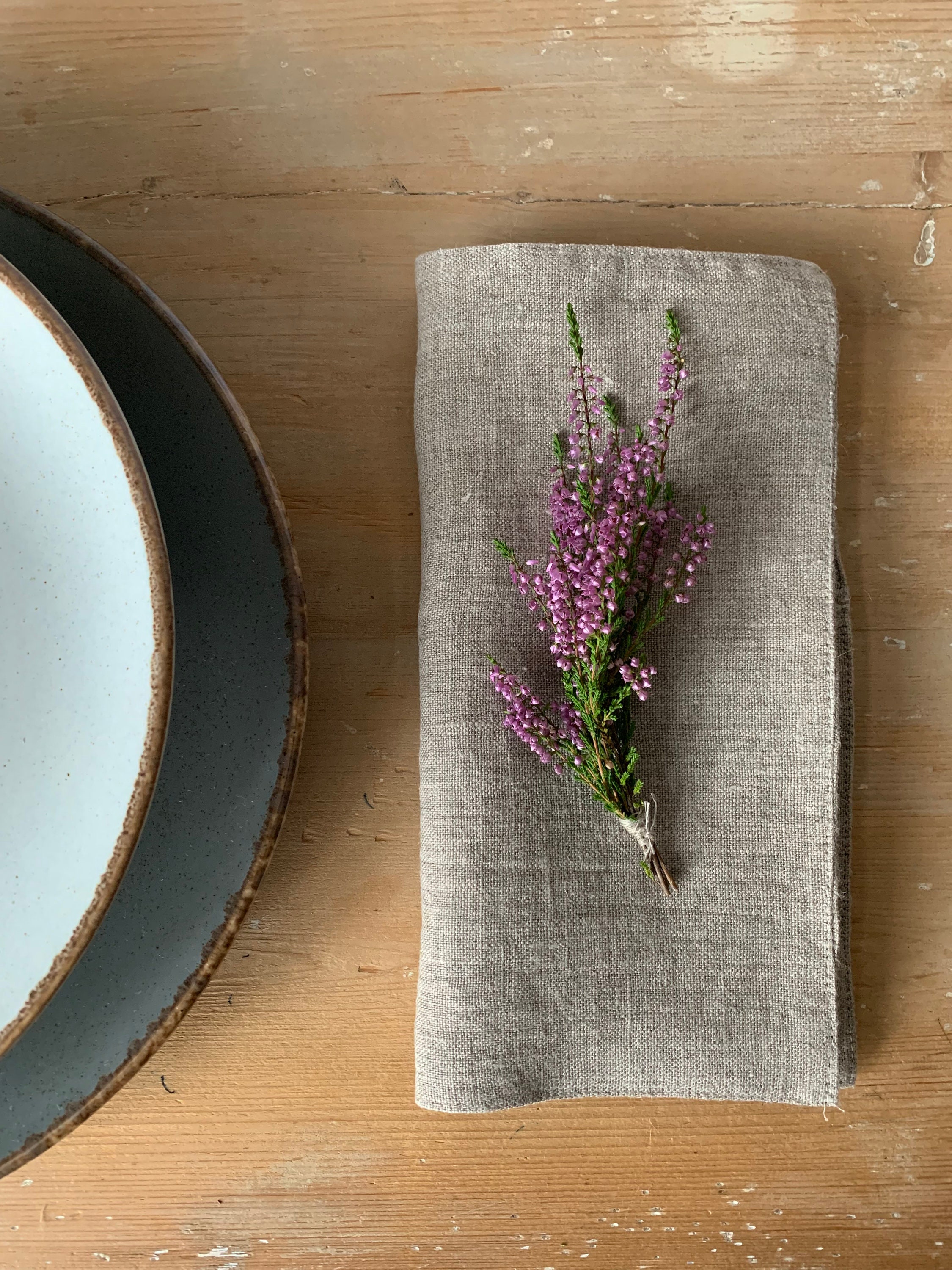 Linen Cutlery Holder, Linen Silverware Holder, Table Decoration, Linen