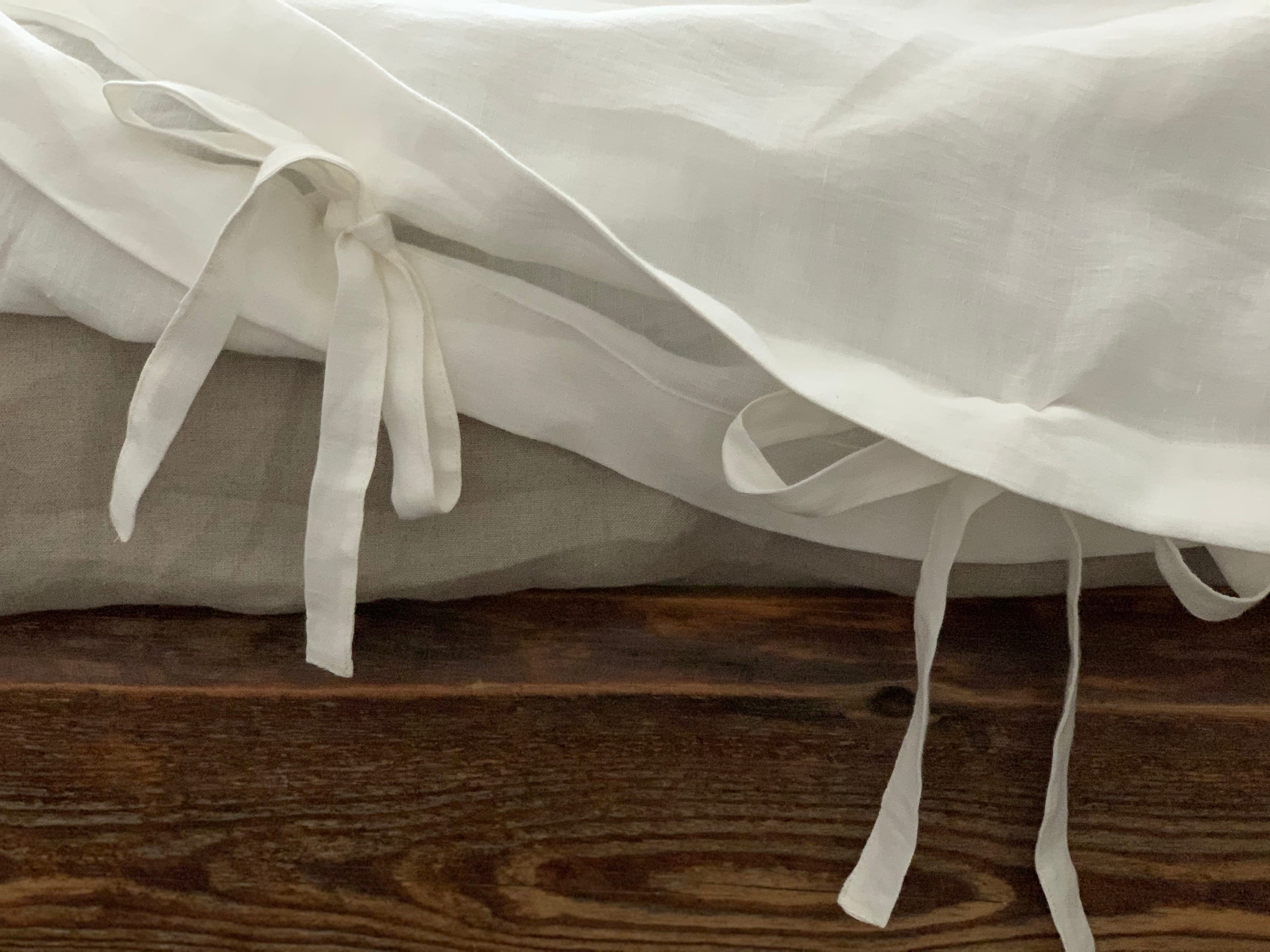 Linen Duvet Cover with ties / Soft linen duvet cover King, Queen, Twin