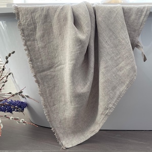 Linen Bath Towels Set: European Spa & Beach Towel