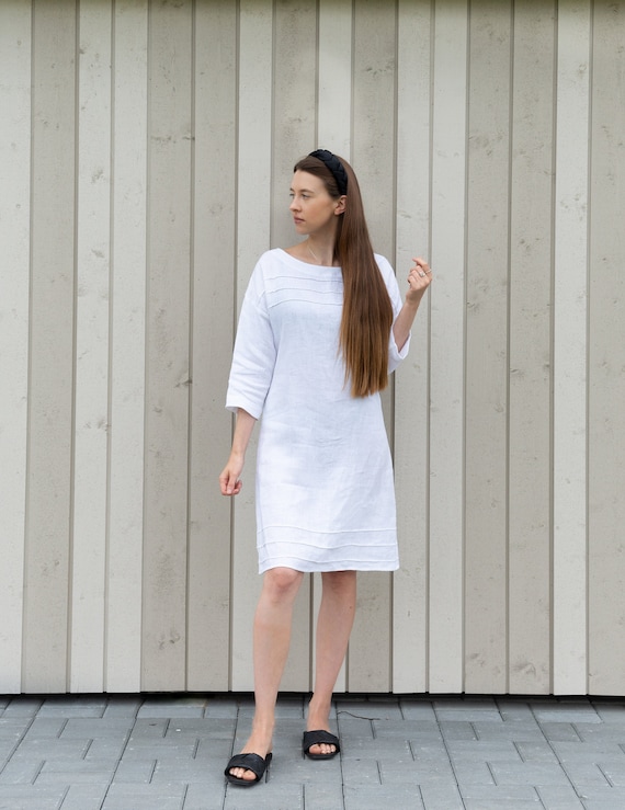 Handmade Linen Dress: Custom Fit, Many Colors