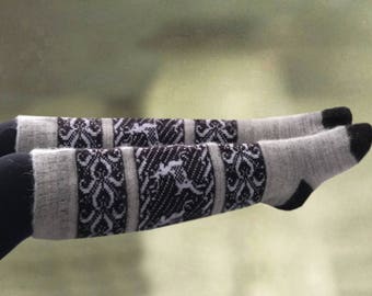 Merino Kniestrümpfe: Warme Winter-Beinwärmer