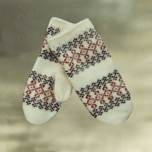 Merino wool mittens, Knit wool mittens, Warm winter mittens, Womens wool mitts, Wool arm warmer, Womens warm gloves, Knitted warm gloves
