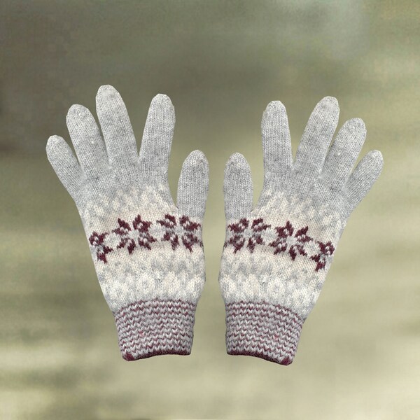 Winter women's gloves, Felted wool gloves, Warm wool gloves, Knitted wool gloves, Warm gloves women, Organic wool gloves, Christmas gift