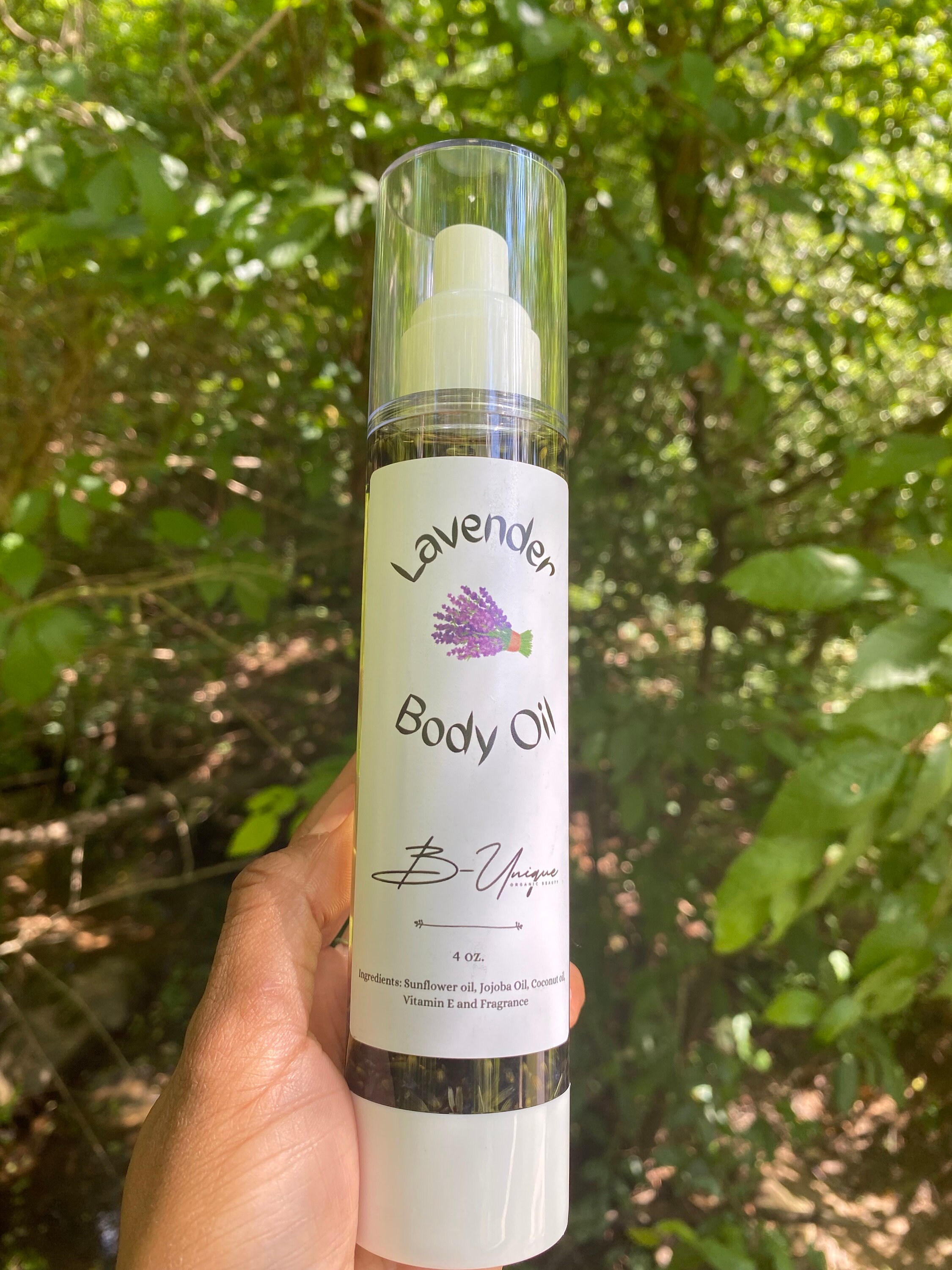 Lavender Moisturizing Body Oil Etsy