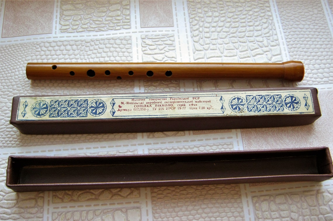 Ukrainian wooden flute Professional vintage piccolo flute Etsy