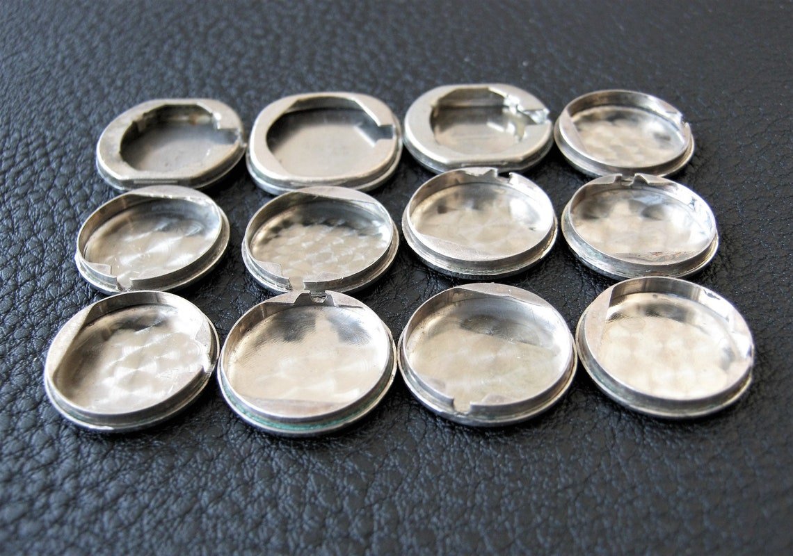 Set of 12 watch case parts Watch cover Clock caps Watch back Etsy