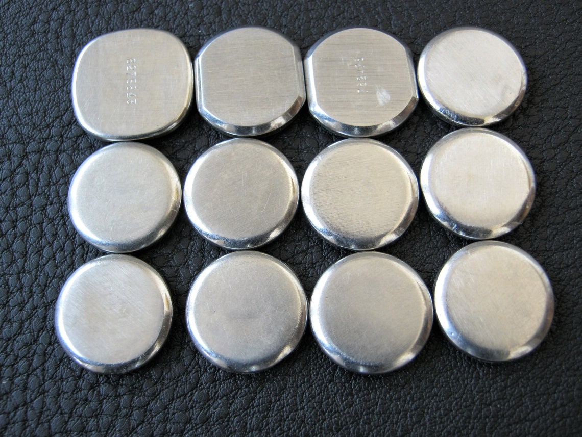 Set of 12 watch case parts Watch cover Clock caps Watch back Etsy