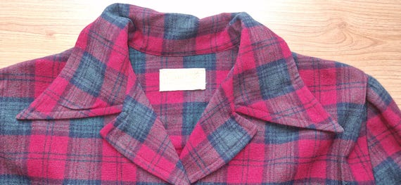 1950 Original Pendleton 49er jacket dark green de… - image 7