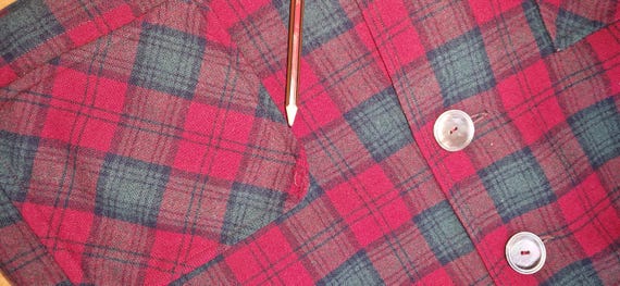 1950 Original Pendleton 49er jacket dark green de… - image 6