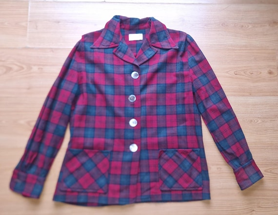 1950 Original Pendleton 49er jacket dark green de… - image 1