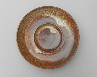 Aage Würtz stoneware bowl - handthrown studio art pottery - large Danish Modern ashtray