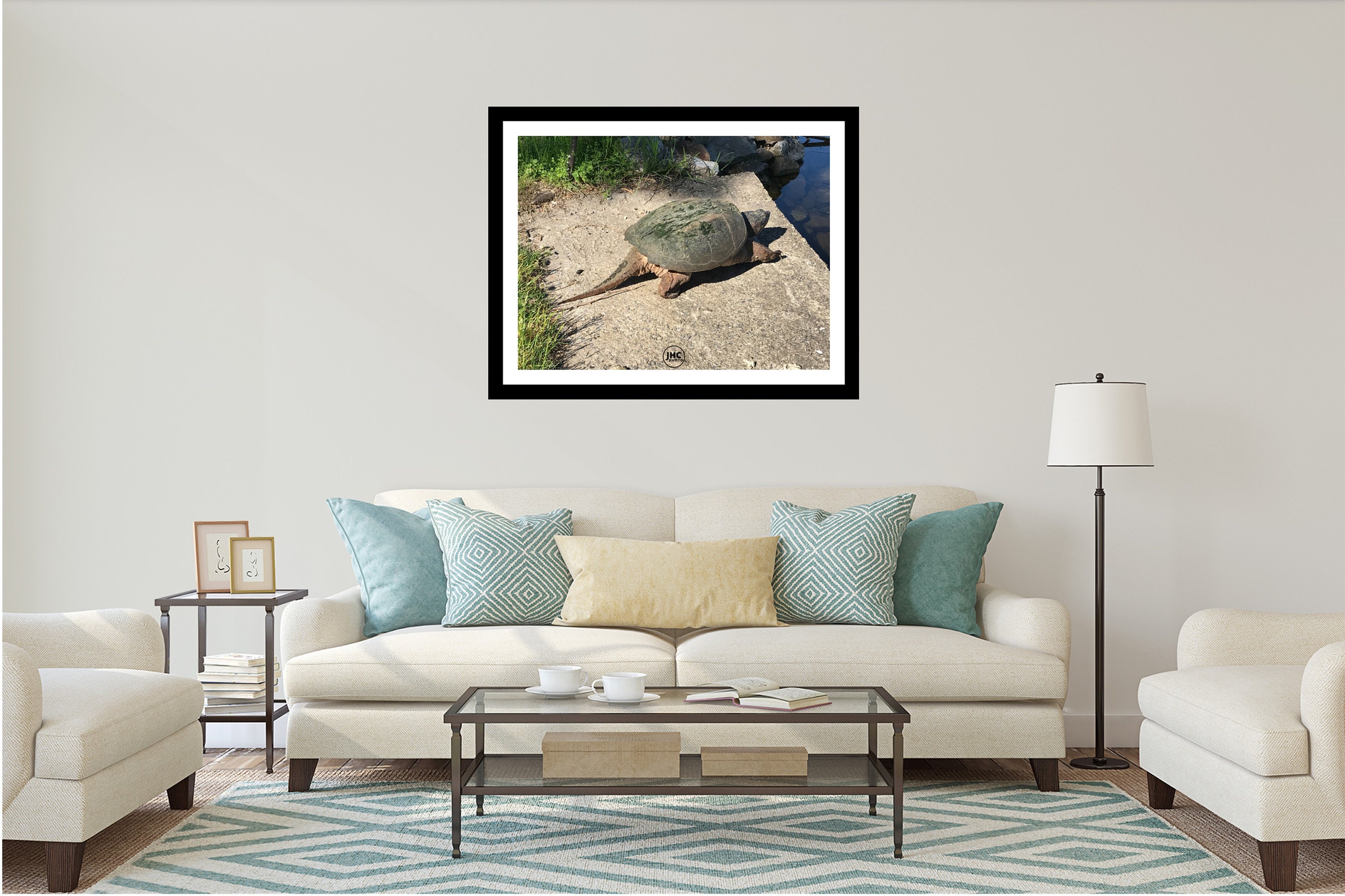 Turtle Wall Art Print, Snapping Turtle, Turtle Gifts, Turtle Print ...