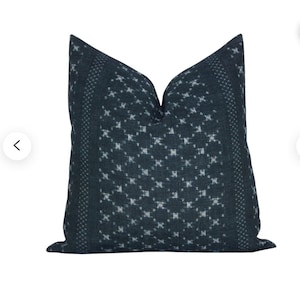Clay McLaurin - Nagoya Pillowcover - Indigo - 2 available in 22x22 - designer pillows, high end fabric,  , pillow cover