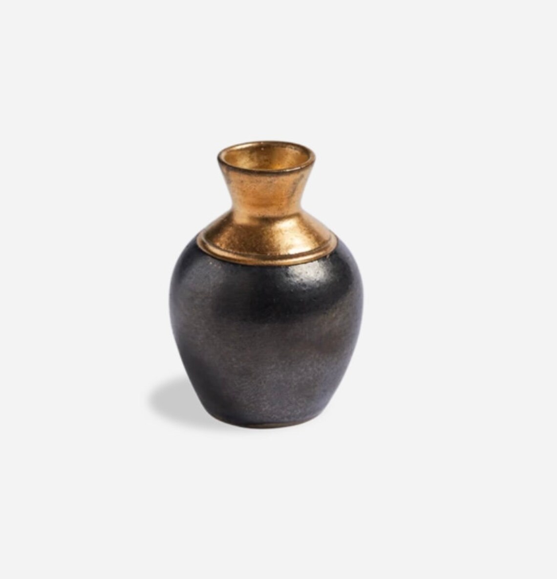 Black Ink Pot Bud vase de oro de 14k Nutch Home Home Decor Etsy