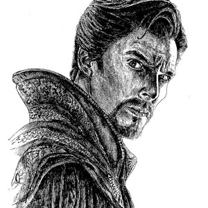 Doctor Strange. Avengers: Infinity War. Original Drawing. Fan Art