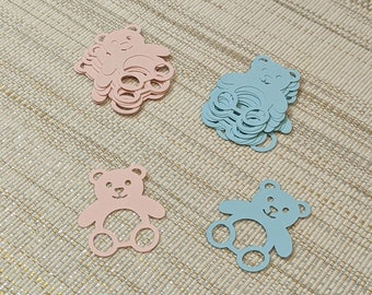 Teddy Bear Baby Shower Confetti - We can Bearly Wait Shower - Bear Birthday - Bearly Wait Confetti - 30CT