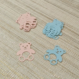 Teddy Bear Baby Shower Confetti - We can Bearly Wait Shower - Bear Birthday - Bearly Wait Confetti - 30CT