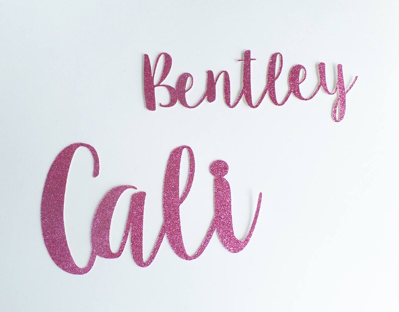 Personalized Name Confetti. Custom Name Confetti. LARGE Die Etsy