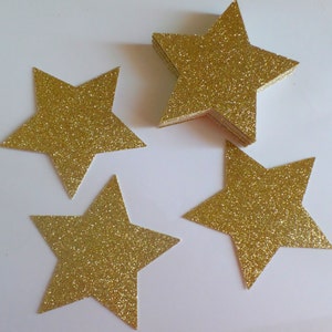 Twinkle Twinke Little Star LARGE Confetti 3&quot; (10 pieces) Die Cut - First Birthday, Shower Table Decorations