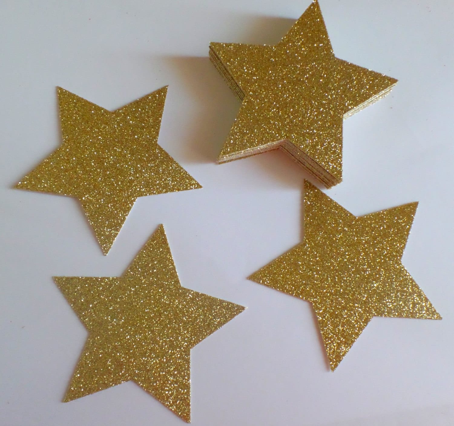 Twinkle Twinke Little Star LARGE Confetti 3 10 pieces Die Cut First Birthday Shower Table Decorations
