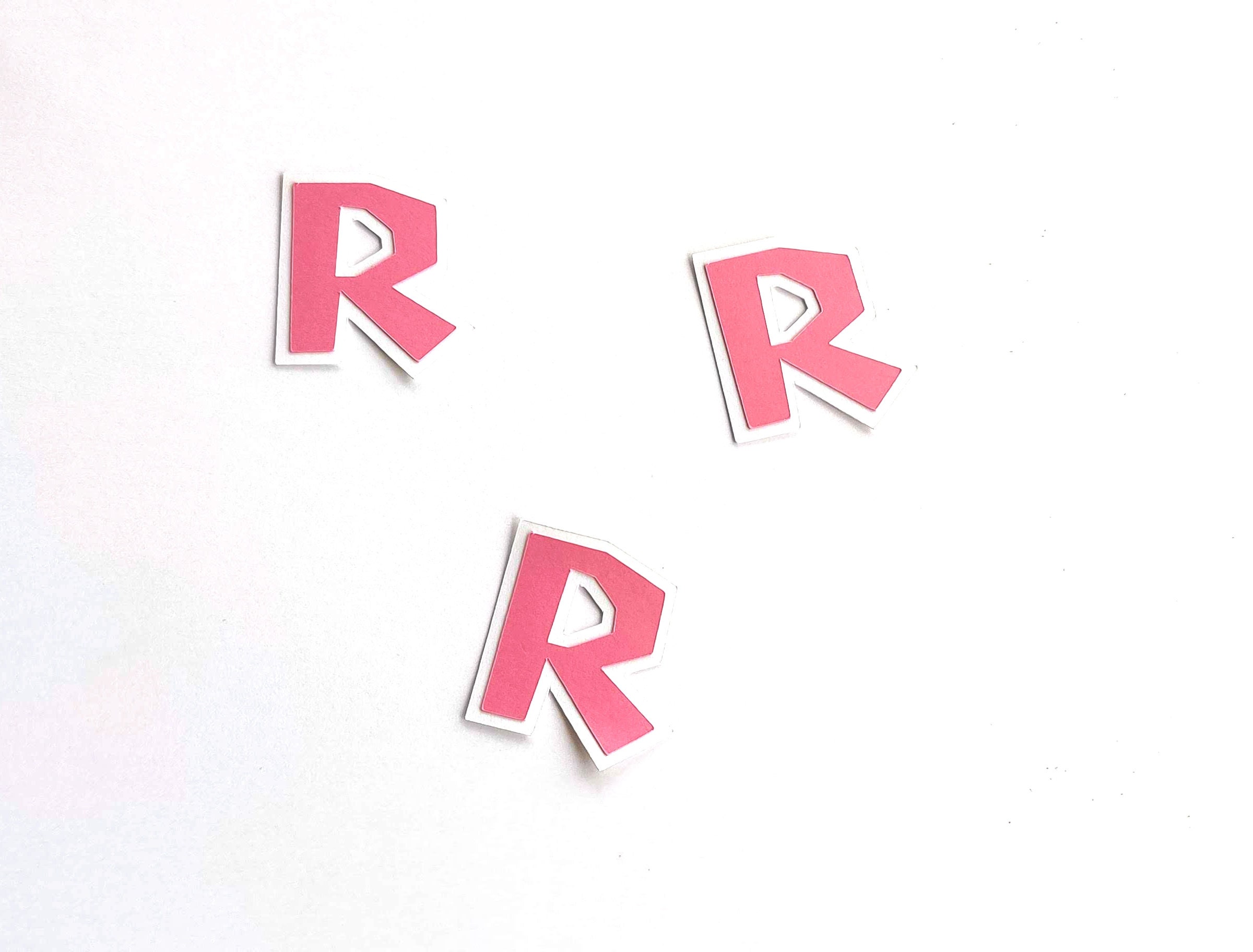 Girl Roblox Inspired Confetti Pink Or Purple R Roblox Happy Etsy - roblox letter r decal