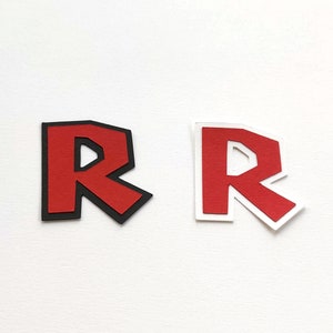 ROBLOX Inspired Confetti Square and R, Roblox Happy Birthday, Red and Black, Game, Theme Roblox Party 50CT image 3