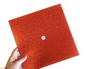Glitter Graduation Cap Topper - Glitter Grad Cap Base- DIY Custom Glitter Graduation Cap Top
