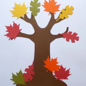 DIY Thankful Tree Craft Kit - Thanksgiving - Kids Crafts - Thankful Project - Fall Leaves - Tree of Thanks - Paper Crafts