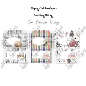 Digital download, envelopes, happy mail