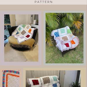 circle of friends mini C2C crochet blanket pattern