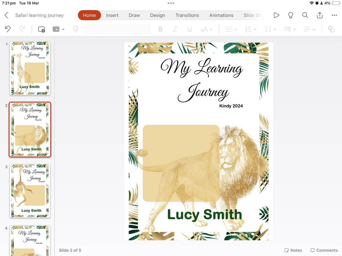Editable Early Years Classroom Portfolio Kit- My Learning Journey ...