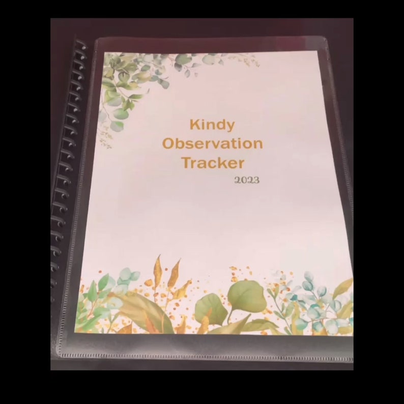Editable Early Years Learning Observation Tracker for Australian ...