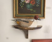 Carved Wood Duck, Pintail, Signed Dated