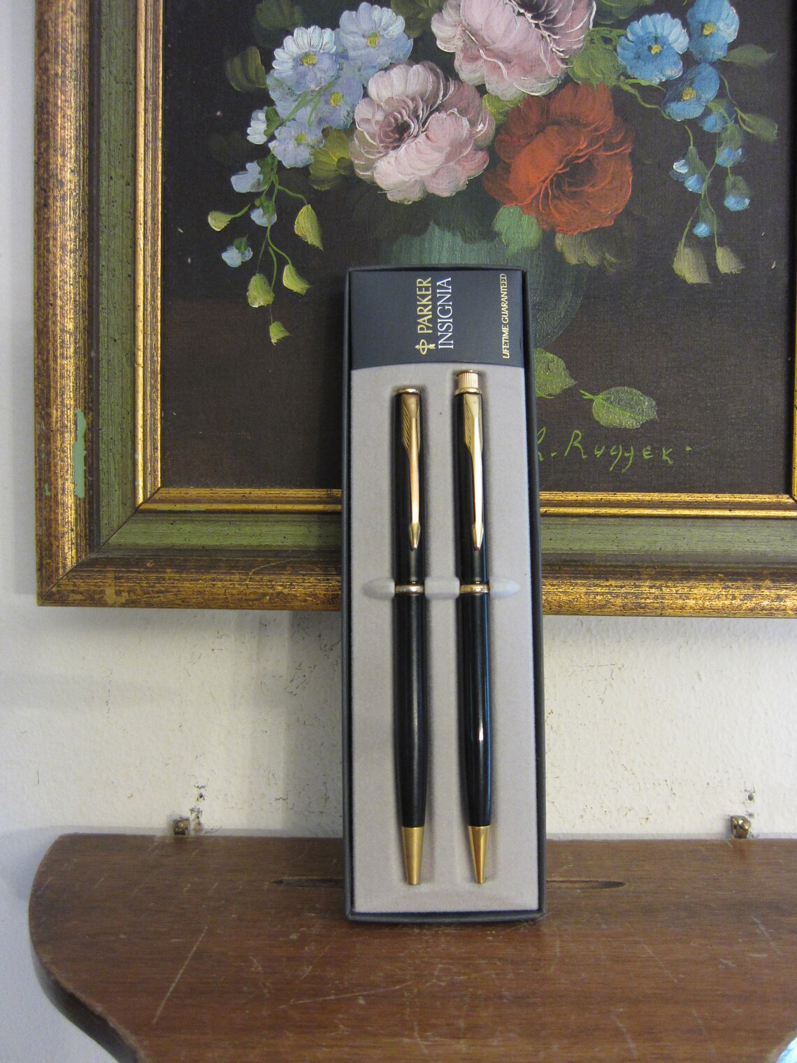 Parker Insignia Black Pen and Pencil Set - Etsy