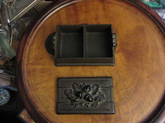 Acorn Box, Cast Iron Office Trinket Box With Lid,… - image 7