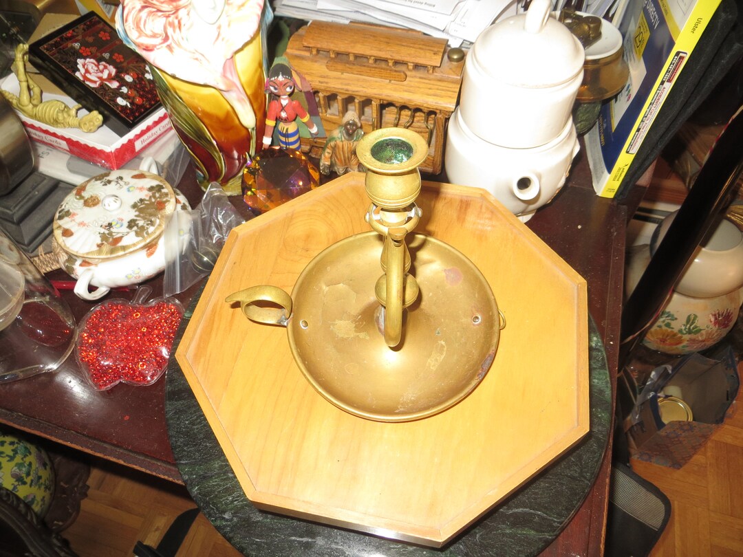 Ships Brass Candle Holder, Gimbal Nautical Candle Holder. Etsy