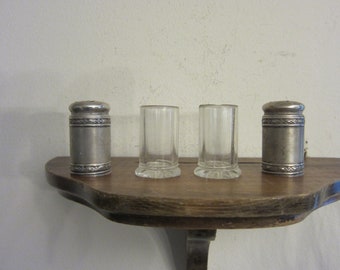 Antique Silver Salt & Pepper Shakers, Please Read Description