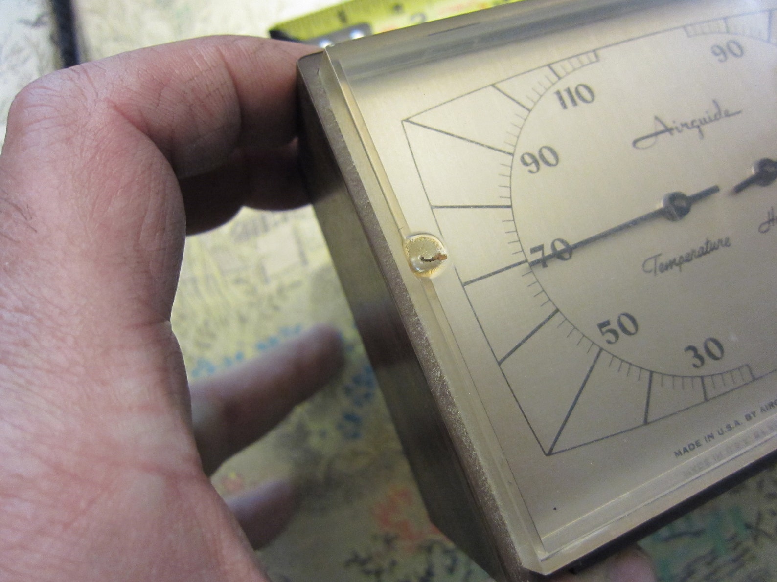 Vintage Airguide Desktop Temperature and Humidity Weather Etsy