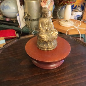 A Chinese Bronze Brass Figure Of Buddha Shakyamuni